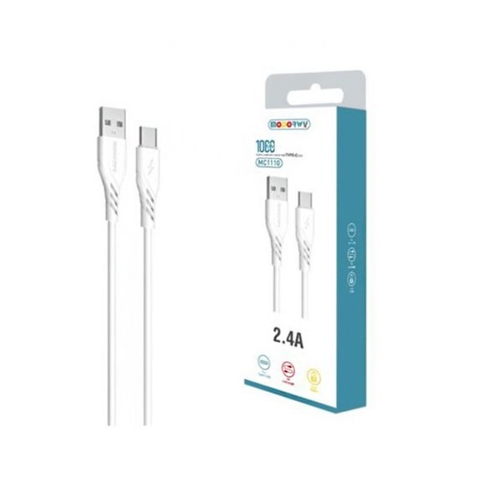 Modorwy Cable MC1110 Type C 2.4A 1m White